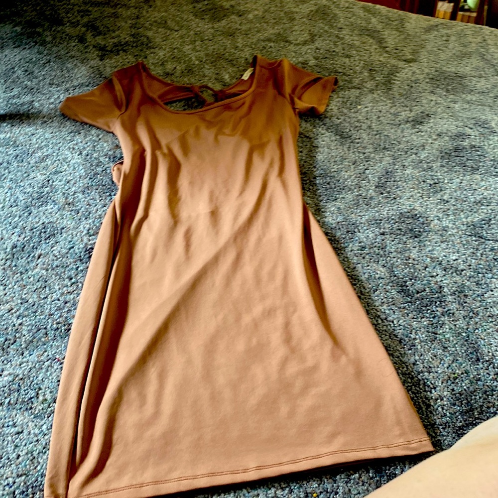Beige dress never used